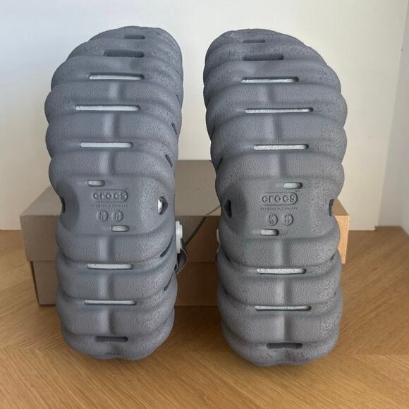 Crocs Echo Grey/Blue Unisex Clogs- M 10- W 12 main image 7
